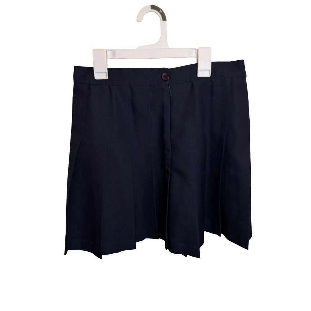 American Apparel Navy Pleated Tennis Skirt Womens M High Waist Mini Preppy - Picture 4 of 7